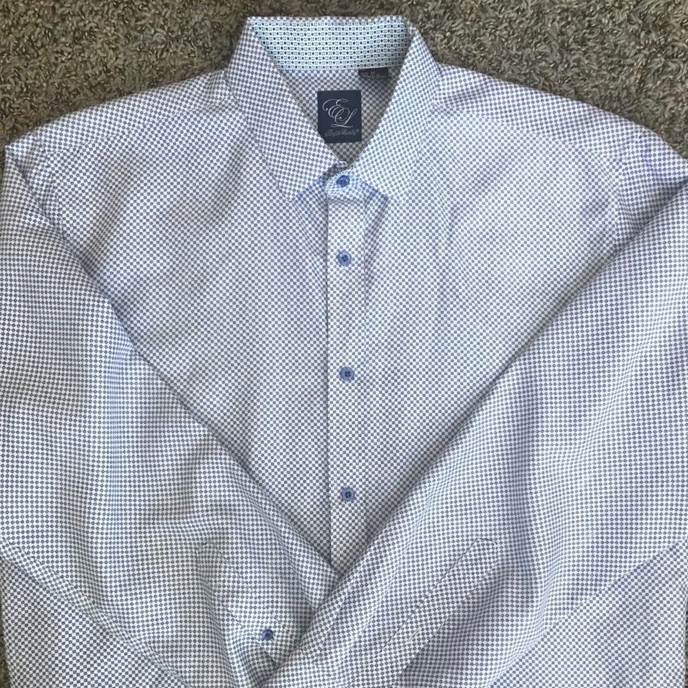 English Laundry Blue Dress Shirt . Size: M
